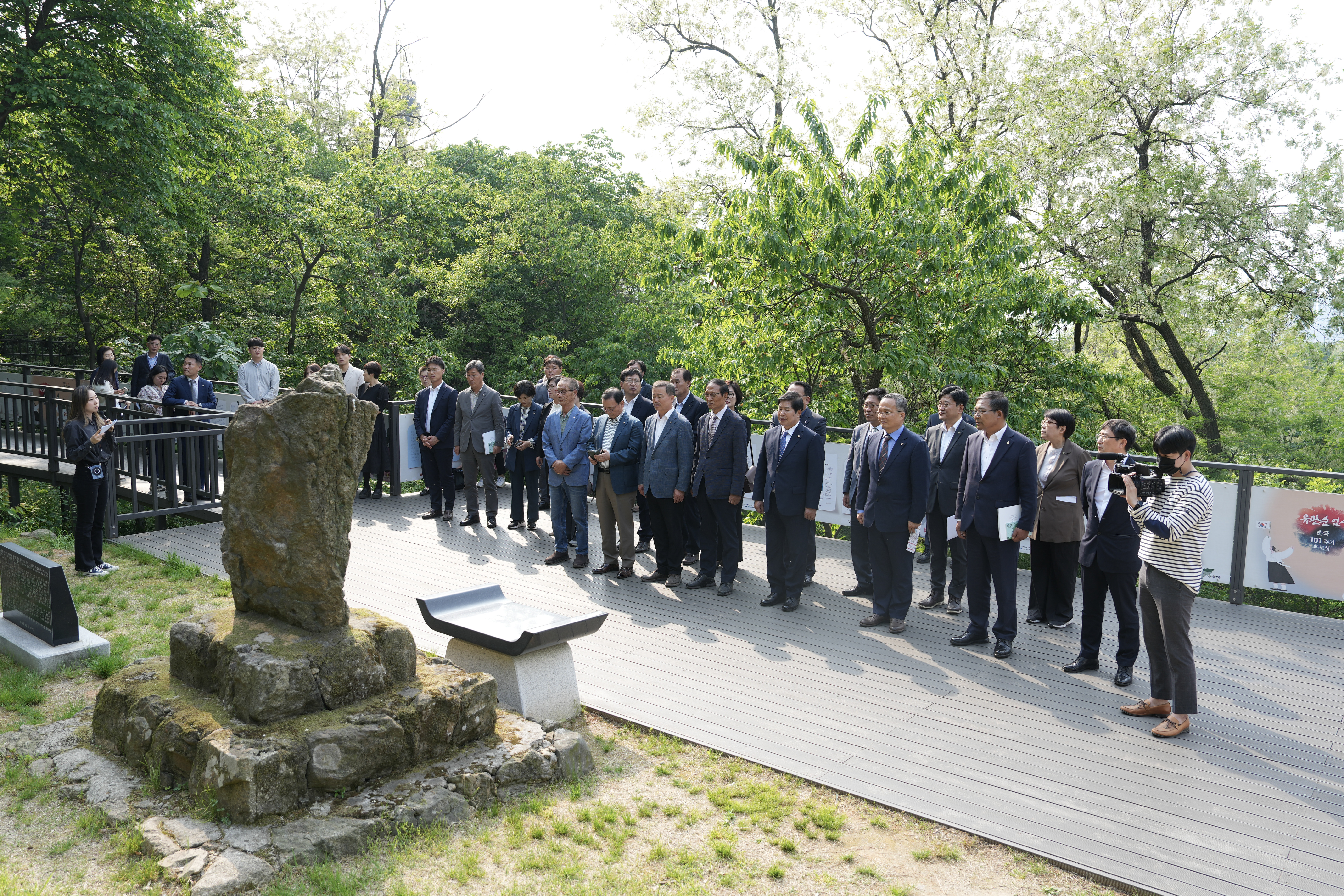 중랑구-고흥군 우호교류 협약 체결 망우역사문화공원 방문